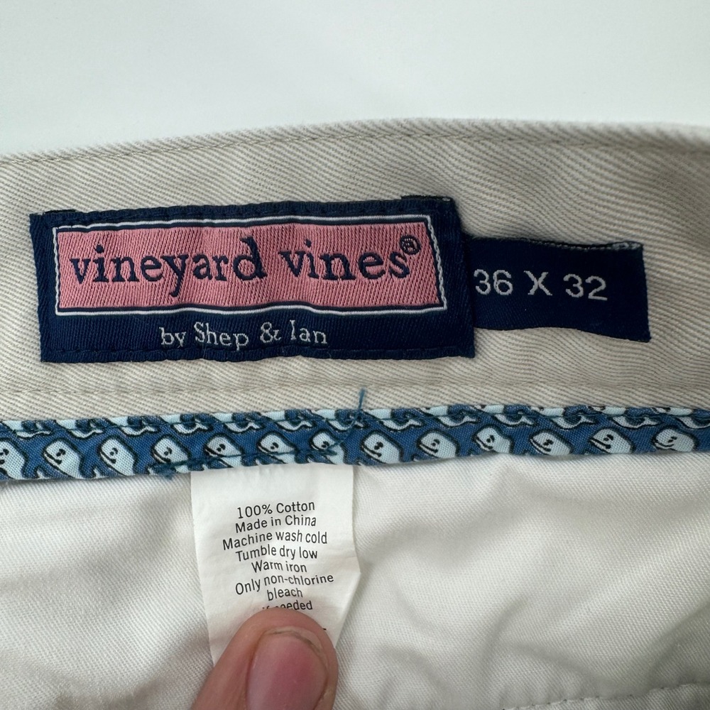Vineyard Vines Mens Classic Fit Khaki Pants‎ 36x32 Chinos Casual - Picture 2 of 3